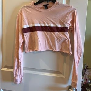 Long sleeve crop top